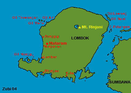 Lombok_ kart over Lombok